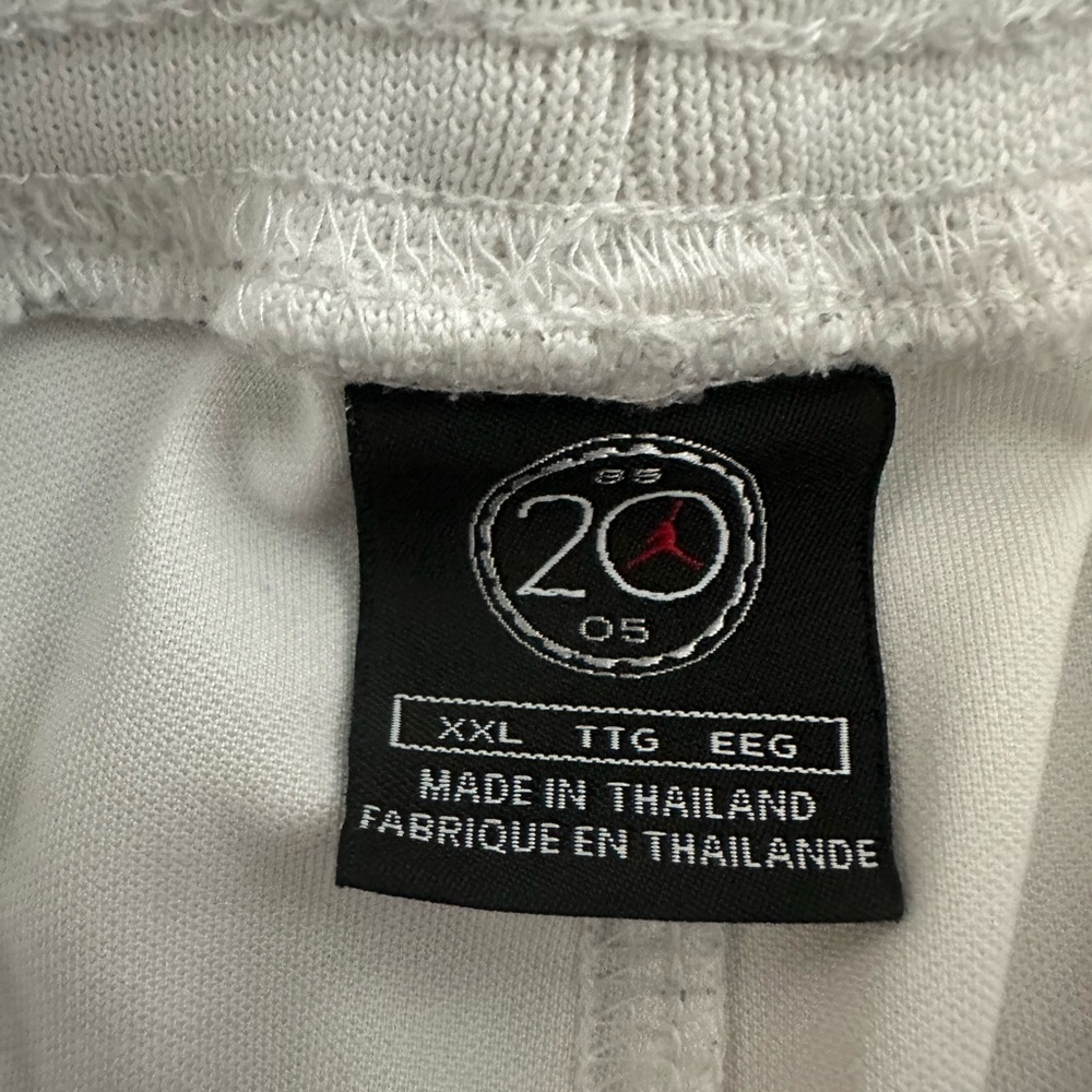 Jordan Men's Athletic Shorts in White and Blue XXL - Picture 3 of 5